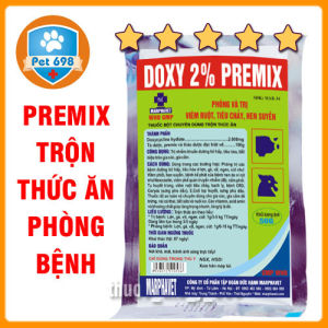 DOXY 2% PREMIX 50g chuyên dùng cho gia cầm phòng bệnh đường tiêu hóa trên gia súc gia cầm thủy cầm vật nuôi khác