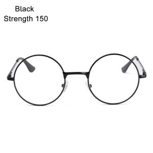 CRUSHES Fashion Flexible Portable Metal Ultra Light Resin Eye wear Round Eyeglasses +1.00~+4.0 Diopter Vision Care Reading Glasses