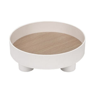 Vanity Counter Tray Round Cosmetic Holder Home Office Shelf Tray for Candle Lotion Bottle Cosmetic
