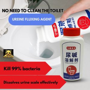Toilet Cleaning/ Ureine Fluxing Agent – Urine Scale & Odor Remover/Pembersih Tandas / Bahan Pelarut /350g