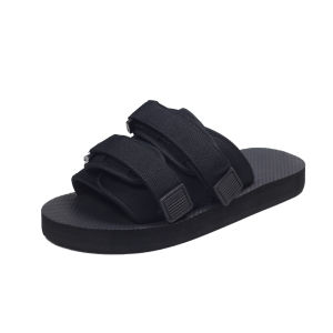 New Summer Couples Slippers Outdoor Non-Slip Vietnamese Beach Shoes Fashionable Outdoor Sandals Womens Flat Slide Sandals Mens Slide Sandals
