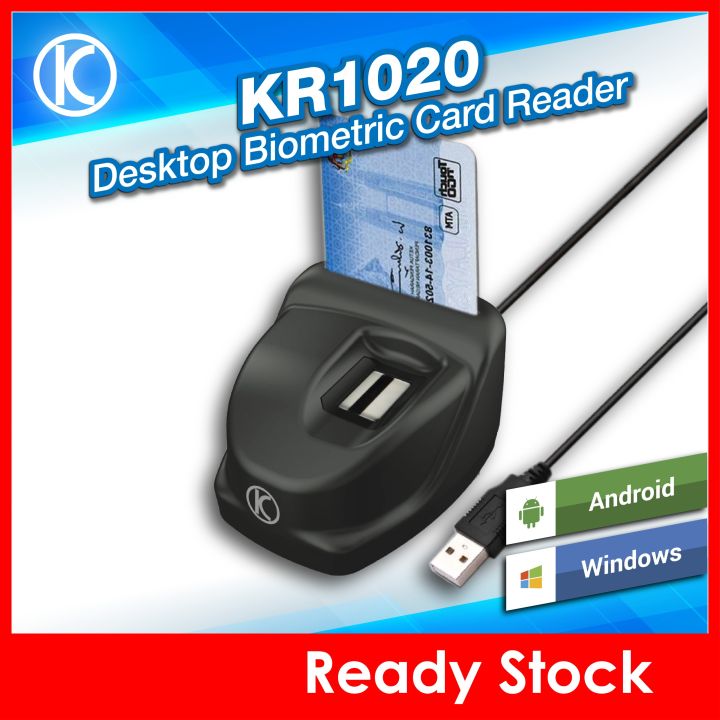 MyKad, Mykid Reader with Biometric Optical Scanner with Onsite Support