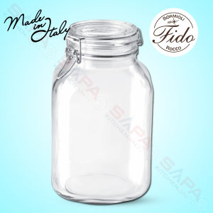 Hũ Thủy Tinh Nắp Cài Kín Hơi Fido Bormioli Rocco 149250M02321991 (3000ml)