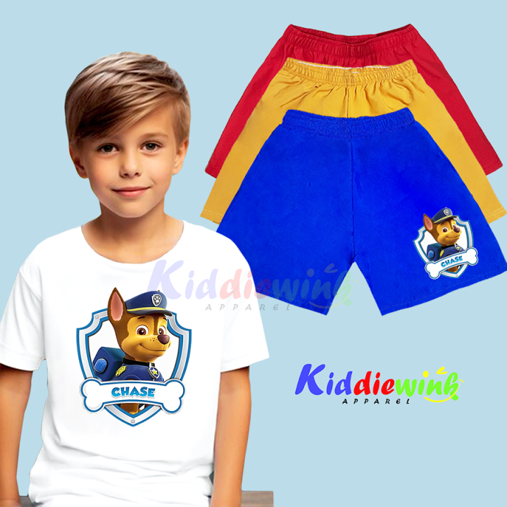 Terno T-shirt Shorts for Kids 2-10 Years Old Boy 2in1