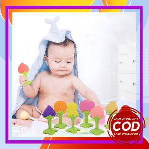 Gigitan Bayi Bentuk Buah Silikon Teether Bayi Buah Silikon - Fruit Baby Teether Silicone