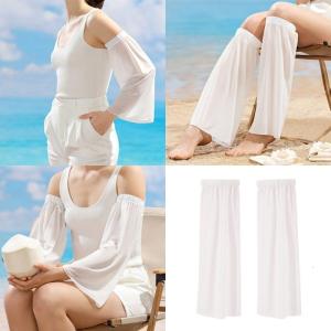 1 Pair Lightweight Moisture Wicking Leg Sleeves for Women Breathable Athletic Leg Guards Designed for Outdoor Sports