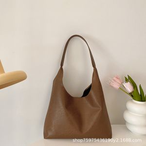 IELGY dung tích lớn túi lớn đựng đồ nữ túi lớn Túi đeo vai phong cách retro giản dị đơn giản