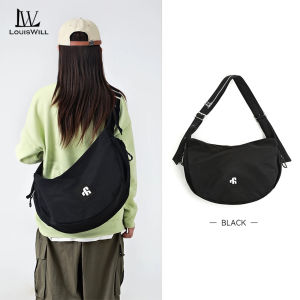 LouisWill Mens Shoulder Bag Thick Canvas Bag Waterproof Messenger Bag Commuter Bag Retro Lightweight Casual Bag Fashion Leisure Sport Street Bag for College Student
