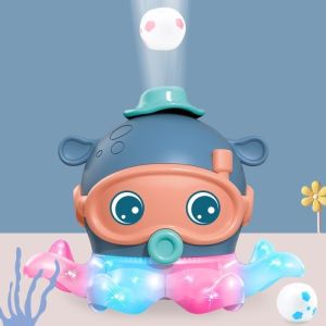 TokoYoyo Mainan Anak Gurita Berjalan Tiup Bola Edukasi Bayi Octopus Ball Blowing Sirkus Musik Kado