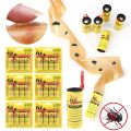 4Roll Sticky Insect Hanging Paper Powerful Flycatcher Sticker Sheet Pest Control Insecticide Double-sided Adhesive Tape 78cm/roll. 