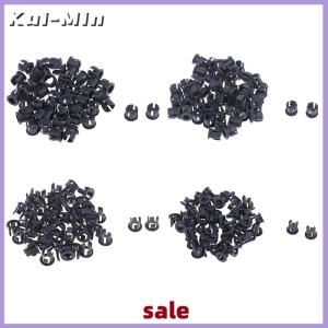 Kui-Min 50Pcs 3mm 5mm Plastic LED Holders Clips-Bezels Mounts Cases Housings Black