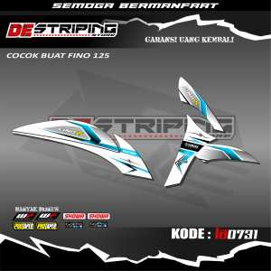 Striping stiker Motor Fino 125 (la0731) stiker Motor sticker Variasi Racing Semi Full Keren Simpel