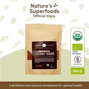 Natures Superfoods Organic Coconut Palm Sugar 1kg l Unrefined l Low GI l Diabetic-Friendly