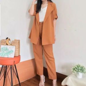 MESYA SET 2IN1 / SETELAN WANITA KOREAN STYLE BAJU DAN CELANA