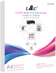 【PH Ready Stock】L&C Sublimation Paper A4 Size 100GSM Quick Dry Heat Transfer Paper For Micro Piezoelectric Nozzles Printer