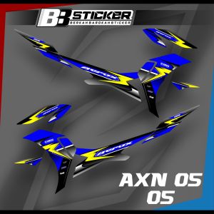 BBSticker Demak BISA HOLOGRAM Stiker Striping Aerox 155 NEW Motif Racing Axn 5
