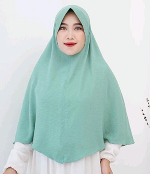 SUPER NEW HIJAB SYARI CRINKLE INSTANT WANITA MUSLIMAH CASUAL STYLE