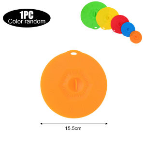 Yespery Silicone Nắp vi sóng chịu nhiệt an toàn Bát Bìa nồi nhà bếp Bìa 5 kích cỡ tái sử dụng thực phẩm nắp chống rò rỉ