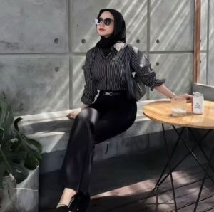 ORO PANTS Loose Pants Trouser Wanita Celana Anti Kusut