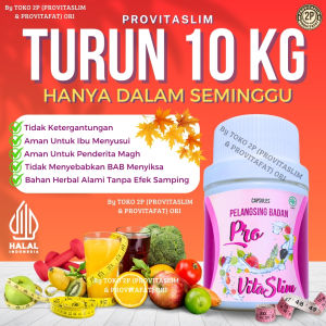 Pelangsing badan dan perut wanita pria PROVITASLIM obat langsingin perut buncit turunkan berat badan kurusin cepat ampuh bpom pembakar lemak tubuh minuman pelangsing kapsul detox herbal alami aman untuk busui aman untuk lambung atasi kolesterol TOKO 2P