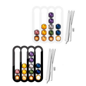 Fashion Coffee Stand Coffee Pods Rack Coffee Storage Shelf Acrylic Texture Coffee Pods Shelf for Storaging Displaying