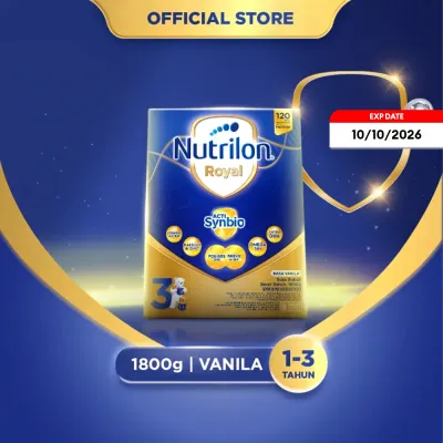 [Near Exp. Date] Nutrilon Royal 3 Vanila 1800 gr - Susu untuk Usia 1-3 Tahun [Exp. Date 10 October 2026]