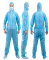 [HCM]Bộ đồ bảo hộ y tế dùng 1 lần chống dịch COVIT 19 an toàn tiện lợi ( Bộ sp bao gồm : 1 áo liền thân + Bao chân). 