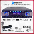 KAYA (D34) -  350 Watts 2 Channel Karaoke Amplifier / Videoke Amplifier 12V with Remote with Free Microphone. 