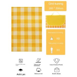 3m x 2m Piknik tikar piknik lipat traveling waterproof anti air tebal portabel  Outdoor 1.5 x 2 m/2m x 2m VS-32