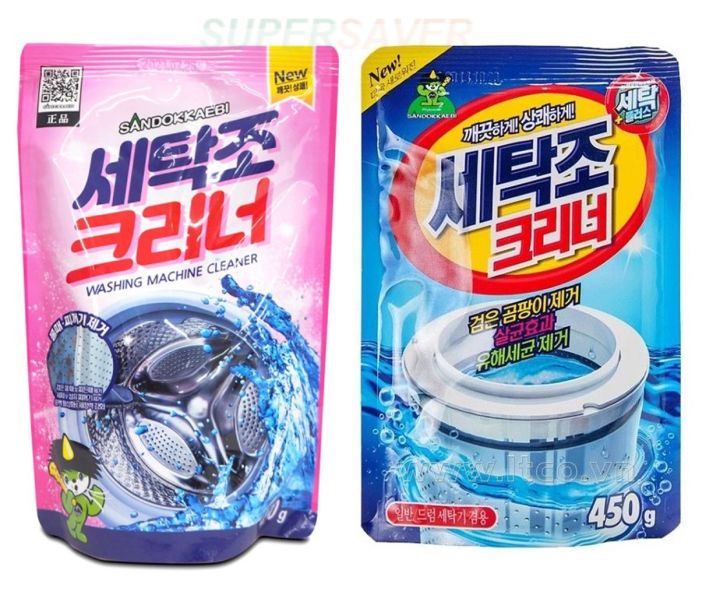 Sandokkaebi washing machine drum cleaning powder - 450g pack | Lazada