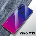 [ส่งจากไทย]  Case Vivo Y19 เคสวีโว่ วาย19 สำหรับ Vivo Y19 เคสกระจกสองสี เคสเงาไล่สี ขอบนิ่ม TPU CASE. 