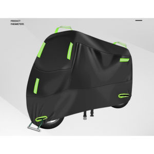 Anak Waterproof Motorcycle Cover Windproof Dust UV Outdoor Protection With Keyhol Universal