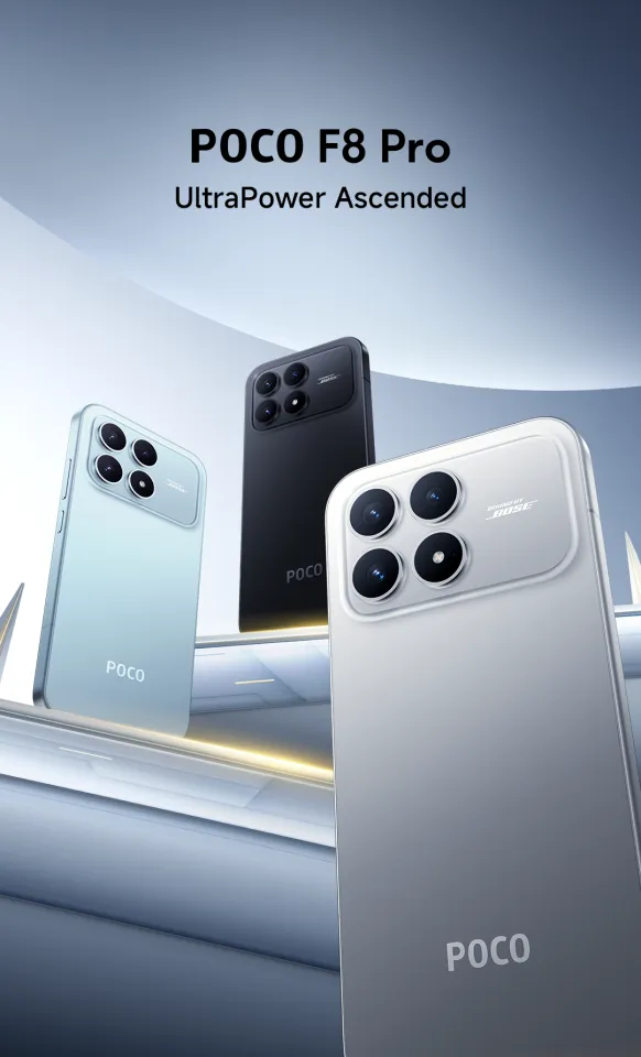 New POCO F8 Pro Smartphone | 12GB+256GB/12GB+512GB, Snapdragon® 8