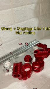 Stang Jepit Segitiga Full Set 100% ORI Nui Racing CBR150 CB150R