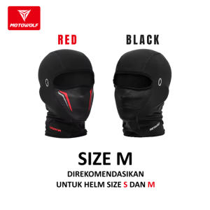Masker Helm Balaclava Premium Motowolf Ice Silk COOLMAX Anti UV