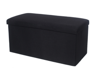 Ottoman Foldable Storage Stool Sofa Box Non-slip  Fabric Footstool Storage Box For Toys Books Clothes