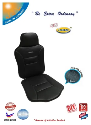 Coolmax - Supreme Series : Universal Car Seat Mat ( Car Cushion / Kusyen Kereta )