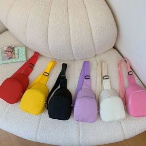 CHENJIE Màu đơn sắc Túi đeo ngực trẻ em Nylon Thường ngày Túi đựng đồ đeo eo Thời thượng Túi đeo chéo vai Trẻ em