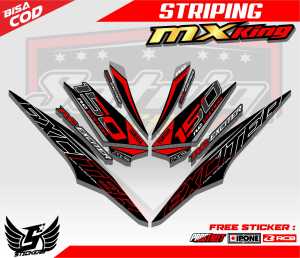 STRIPING VARIASI MOTOR YAMAHA JUPITER MX KING / STICKER LIST MOTOR YAMAHA JUPITER MX KING