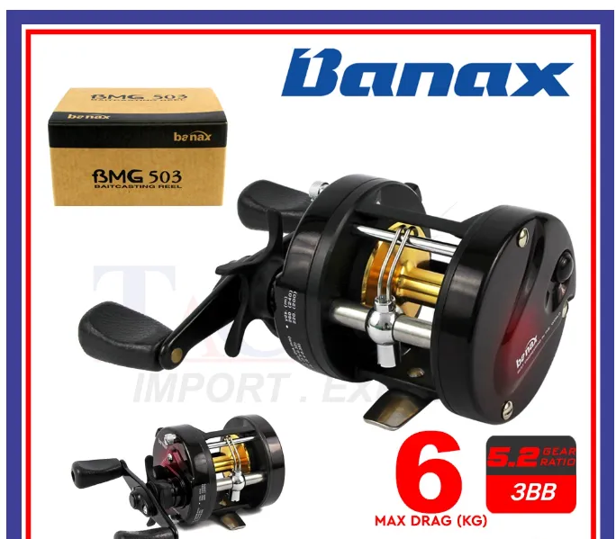 banax baitcasting reel malaysia Kaigen 1500TM Tce Tackles Banax Kaigen 500TM