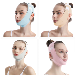 V Line Mask Facials Slimming Strap Double Chin Reducer Chin Up Mask Face Lifting Belt V Shape Slimming Face Mask Gifts