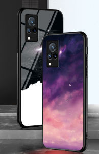 Luxury Starry Sky Shockproof Glass Casing for infinix Hot 60Pro Plus 60i 4G 5G 2025 Case Tempered Glass Protective Cover for Hot60Pro Hot60ProPlus 60Pro+ Hot60 Hot60i TPU Edge Back