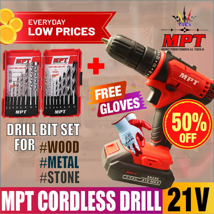Trevs Tools TREV MPT Cordless Impact Drill MPCID2123 21V | Lazada PH