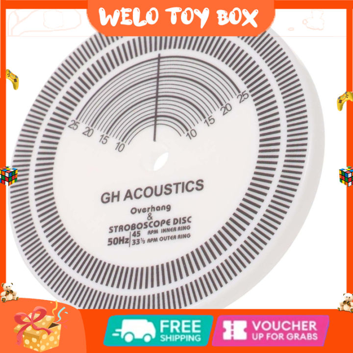 Turntable Strobe Disc Stroboscope Disc Tests Professional LP Turntables