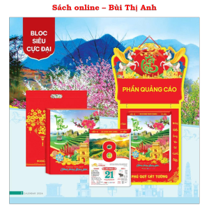 Lịch Tết 2026 Bính NGọ - Bloc Cực Đại 29 X 41 Cm (KT Ruột Lịch) - Quà Tặng Năm Mới