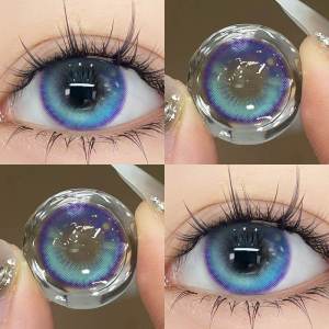 Fashion Glasses Fashion glasses 2Pieces 6 monthes 网红甜心纯欲百搭半年抛glasses2片学生大小直径气质自然彩色 眼镜