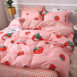 4 In 1 Idyllic Scenery Bedding Sets Washable Bed Sheet Bed Cover Duvet Cover Comfortable Pillowcase Twin/Queen Size Bedsheet