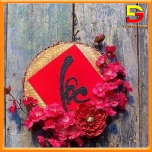 Phụ Kiện Trang Trí Mẹt Trang Trí Tết Kết Hoa Kèm Chữ Nhiều Mẫu Mã Đón Năm Mới DG-181