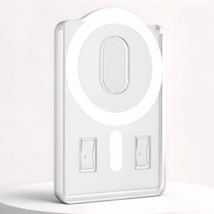 UTOPUS 2 khe cắm thẻ Ốp thẻ MagSafe Trong suốt Chống sốc Giá đỡ thẻ từ tính Có thể tháo rời Ốp điện thoại kiêm ví Cho iPhone Samsung