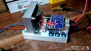 Power inverter PAC / VAC 6TR trafo 3A & 5A flip flop plus driver voltage regulator COD MANTAP